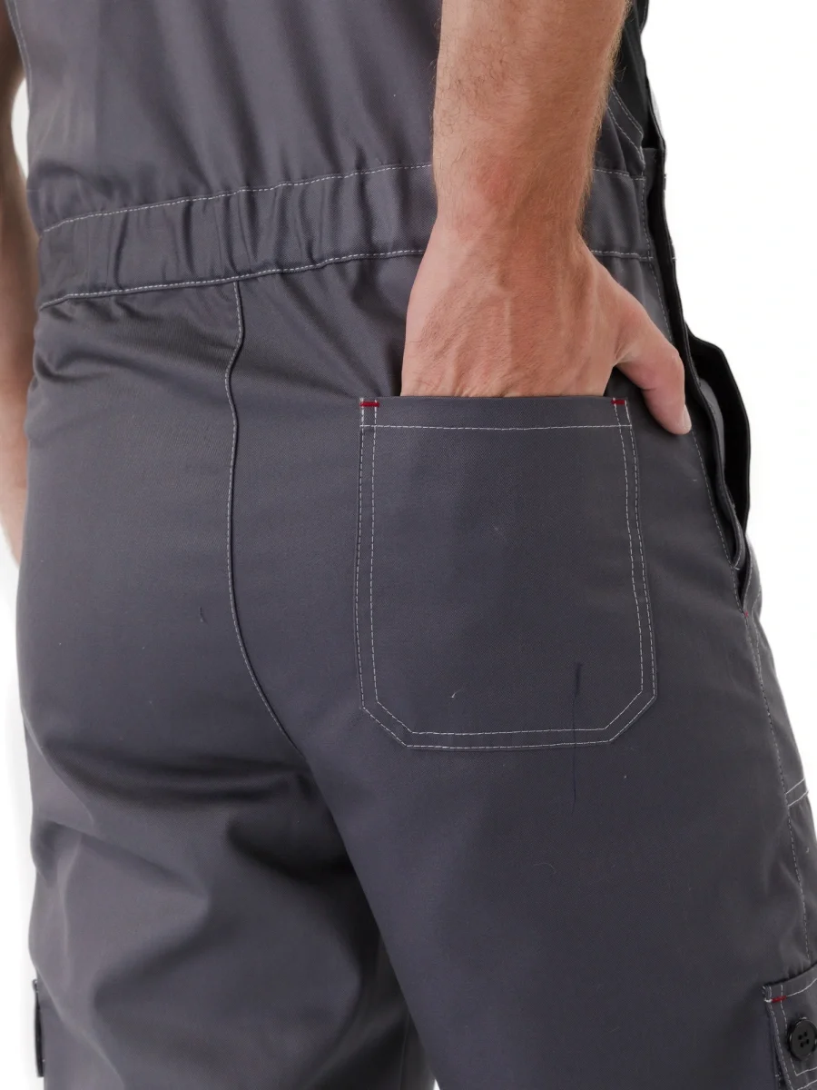 Полукомбинезон рабочий "Дрегер" серый - фото 2