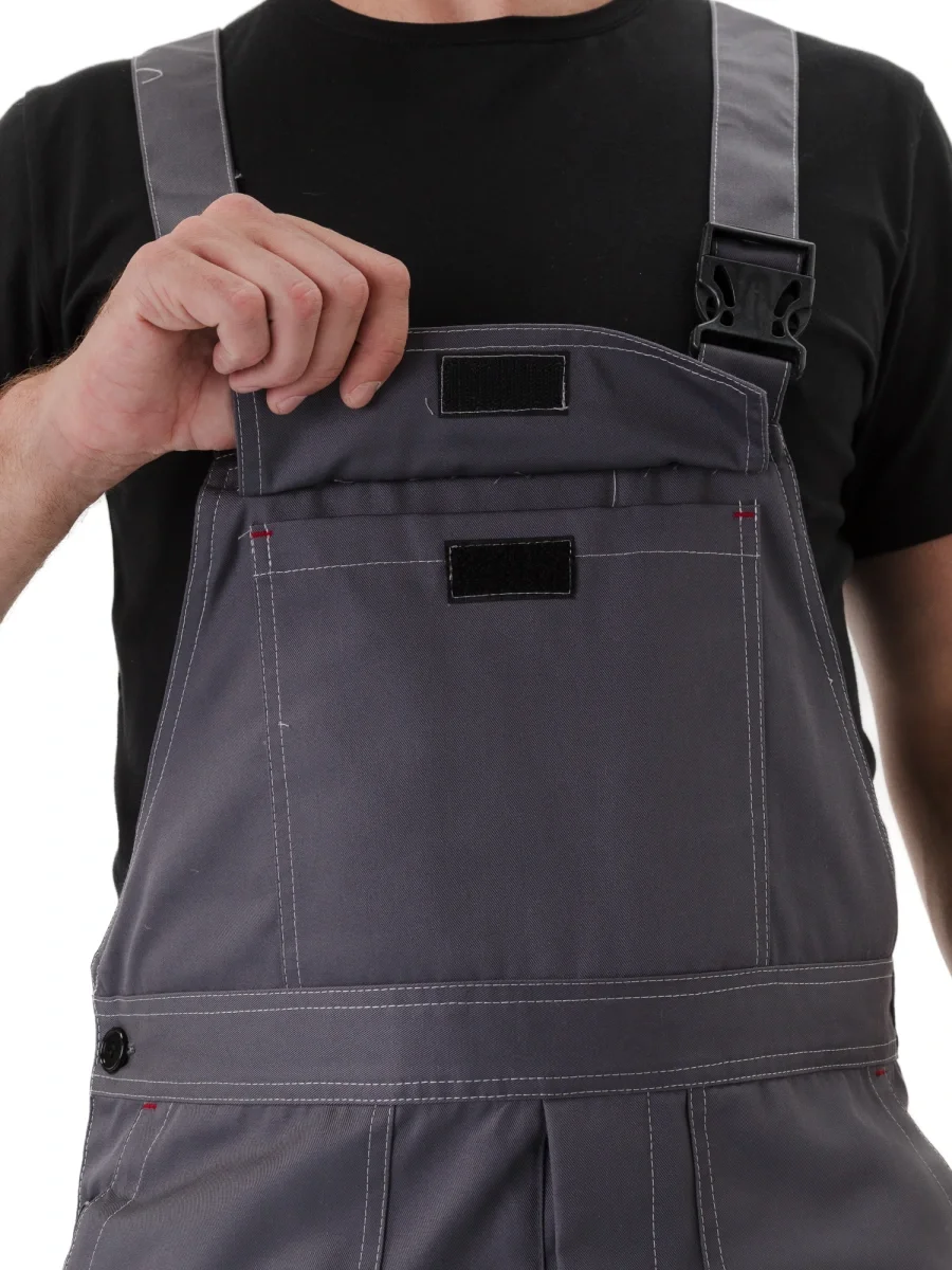 Полукомбинезон рабочий "Дрегер" серый - фото 4