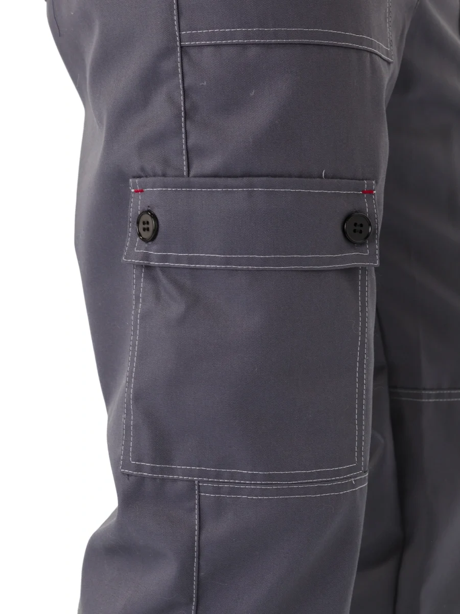 Полукомбинезон рабочий "Дрегер" серый - фото 8