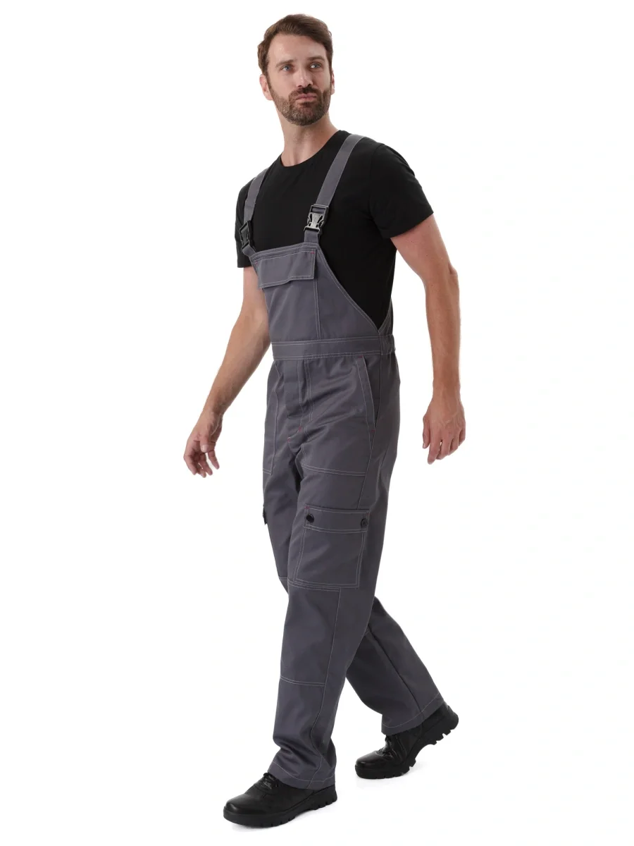 Полукомбинезон рабочий "Дрегер" серый - фото 9