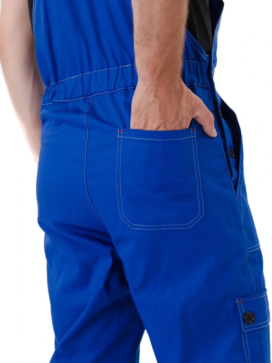 Полукомбинезон рабочий "Дрегер" васильковый - фото 12