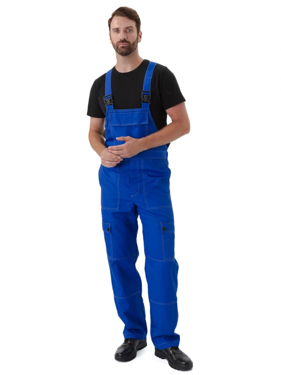 Полукомбинезон рабочий "Дрегер" васильковый - фото 5