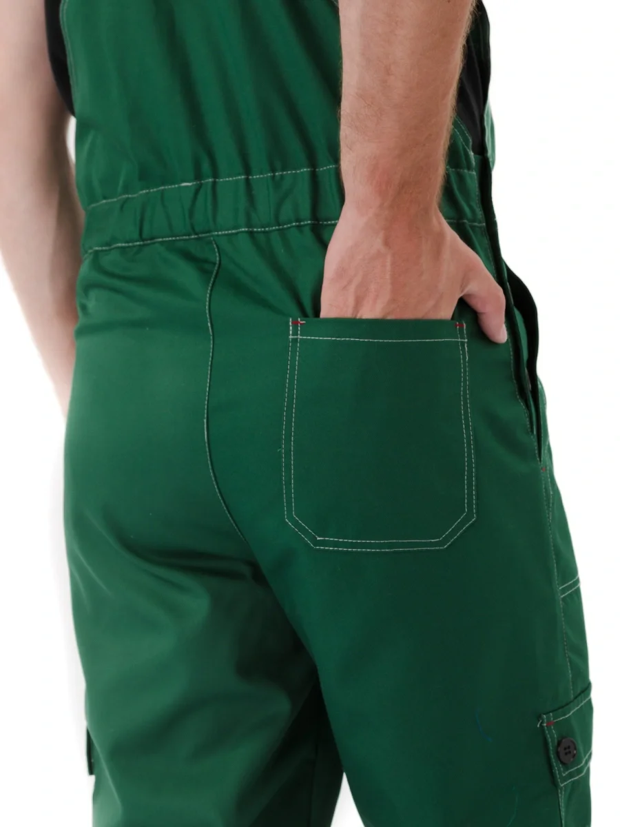 Полукомбинезон рабочий "Дрегер" т.зеленый - фото 3