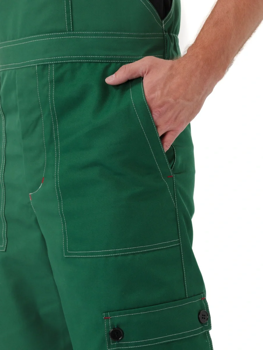 Полукомбинезон рабочий "Дрегер" т.зеленый - фото 4