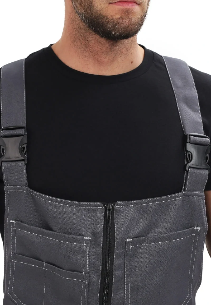 Полукомбинезон "РОЛЬФ" цвет: Т.СЕРЫЙ - фото 5