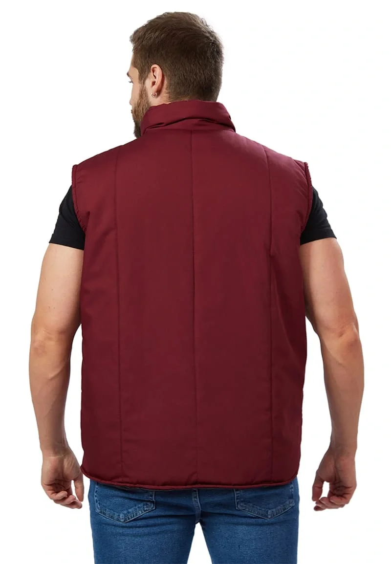 Жилет утепленный "РЕЙНИР", цвет: бордовый - фото 3