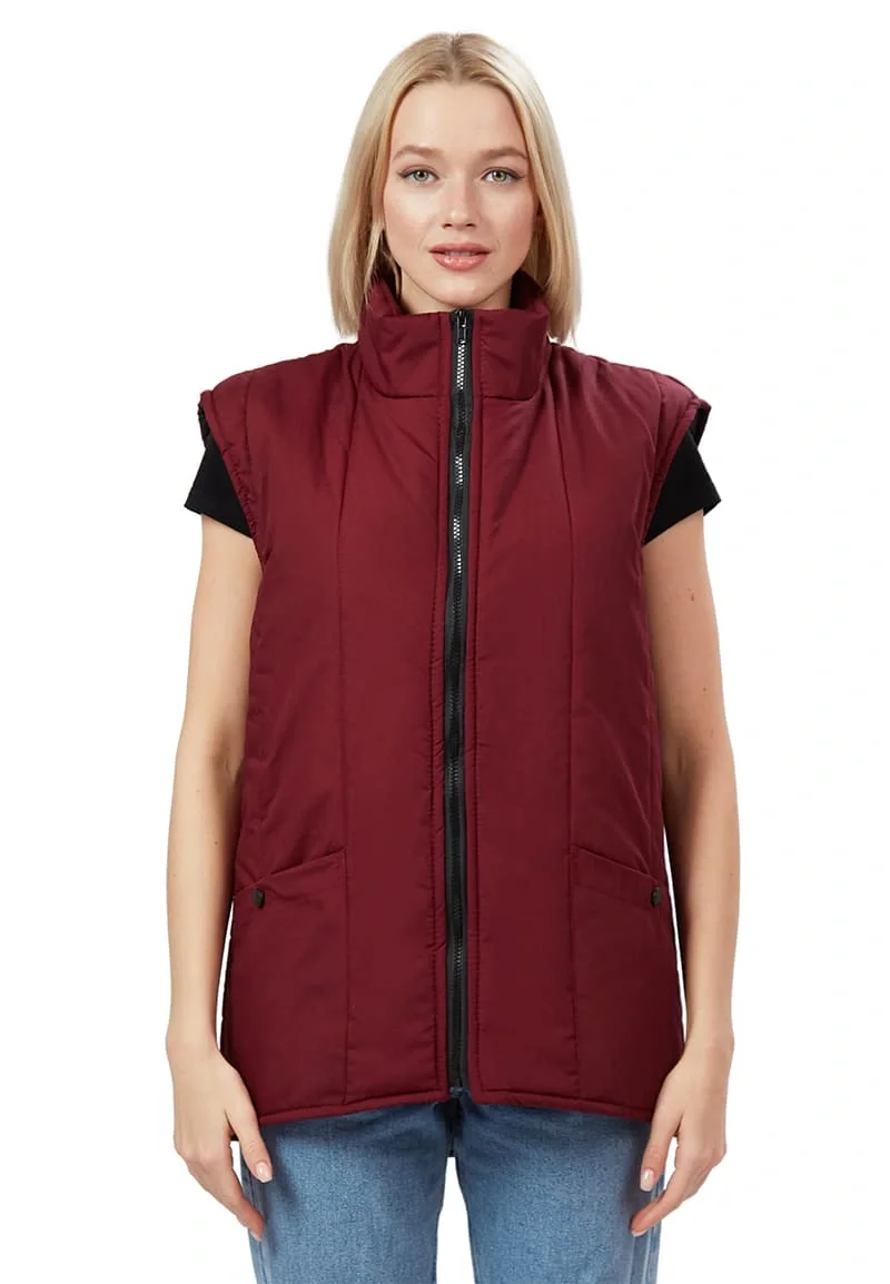 Жилет утепленный "РЕЙНИР", цвет: бордовый - фото 4