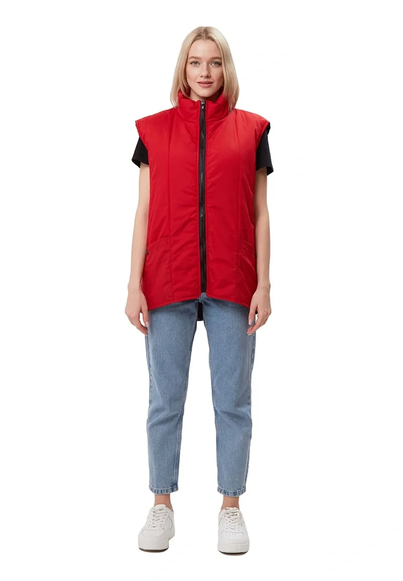 Жилет утепленный "РЕЙНИР", цвет: красный - фото 4