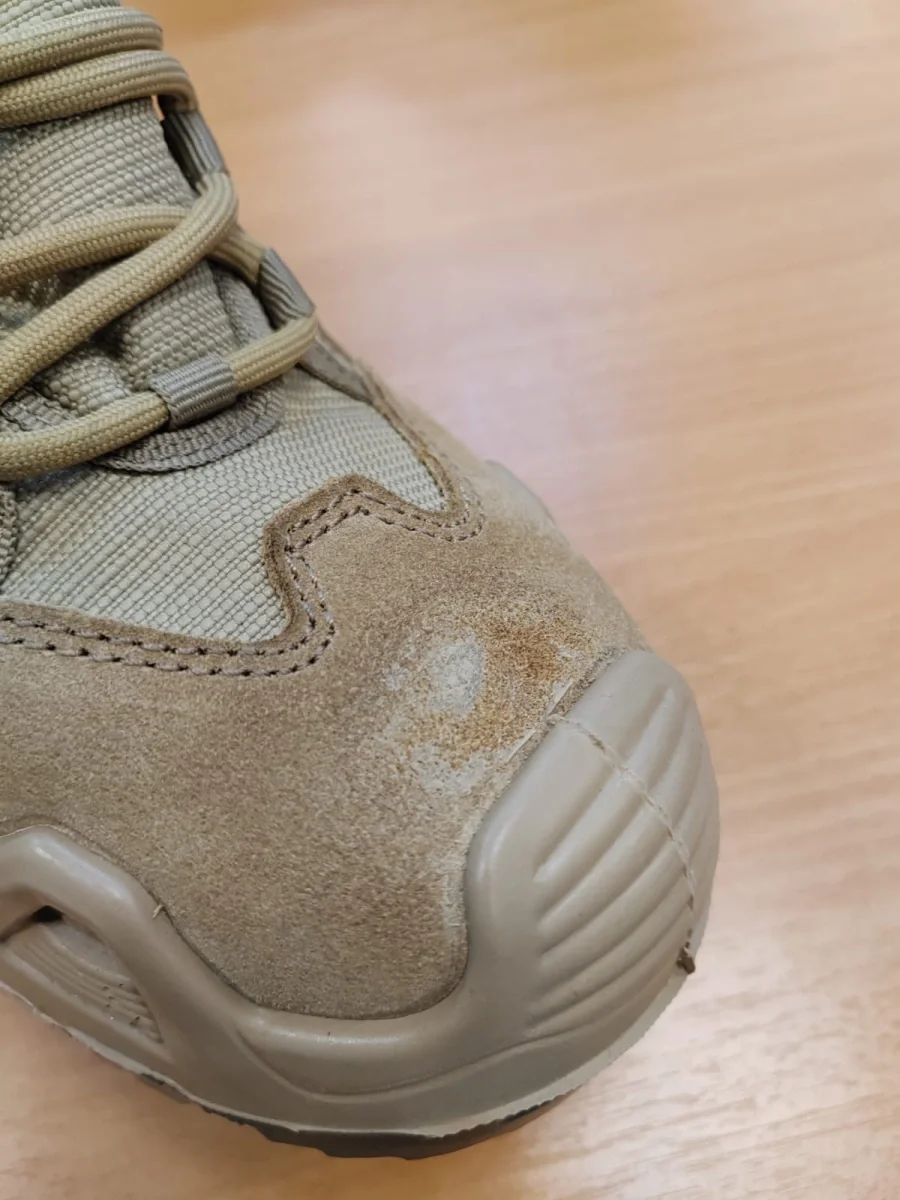 Ботинки с высокими берцами тактические "ТАРАНТУЛ" цвет: бежевый (УЦЕНКА) - фото 9