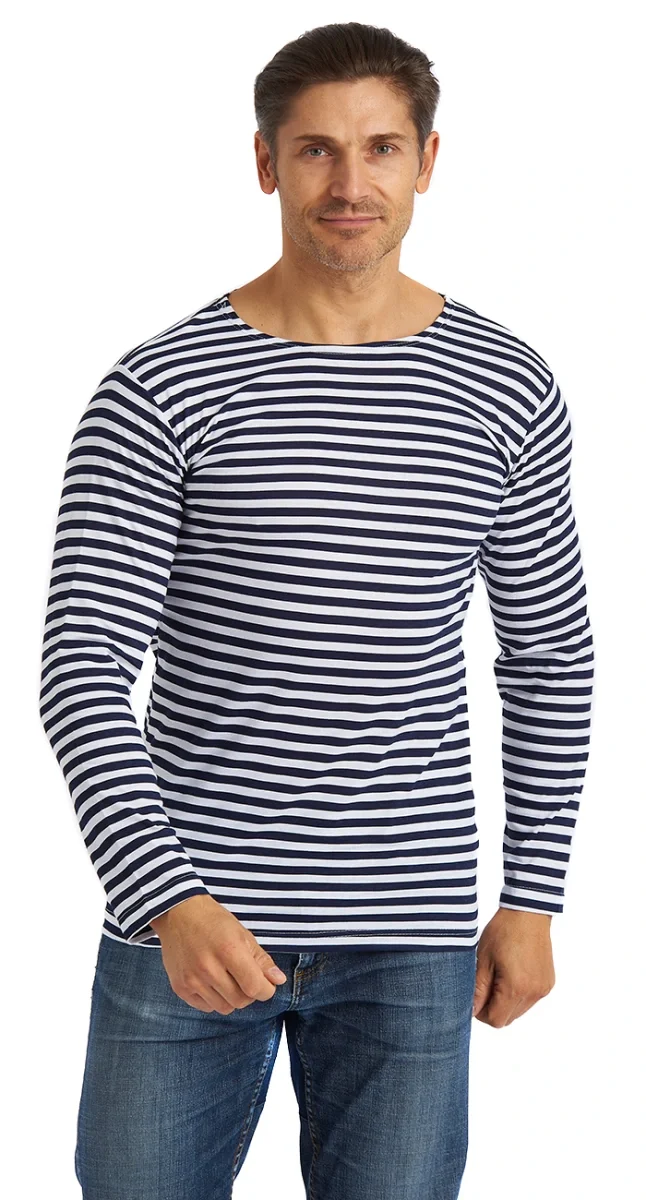 Тельняшка, т-синяя - фото 1