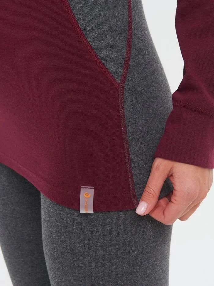 Термобельё ТФ-019 THERMO TEX LADY (KAURY) женское, бордо/темно-серый - фото 4