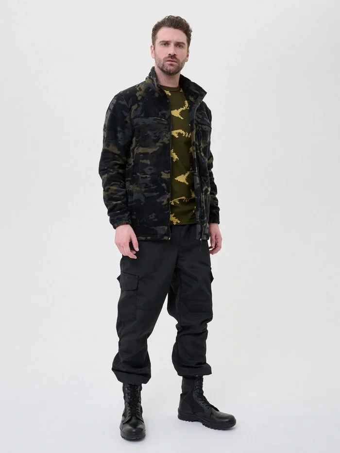 Толстовка C2MC0201, Флис цвет Черный Катонс - фото 1