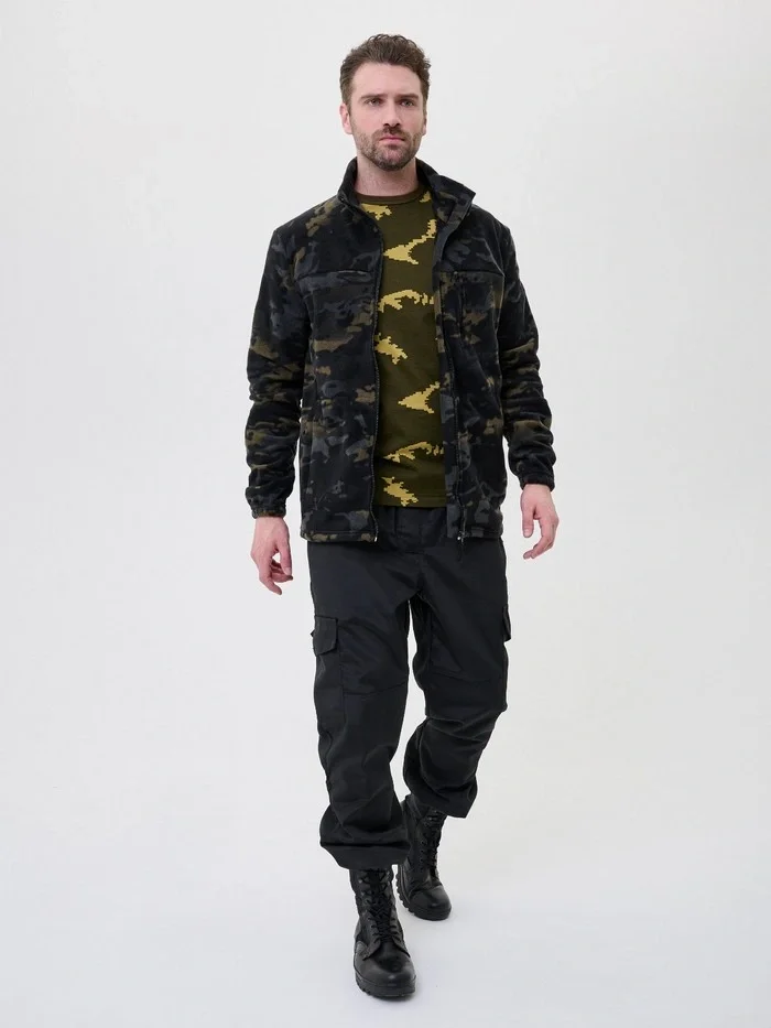 Толстовка C2MC0201, Флис цвет Черный Катонс - фото 2