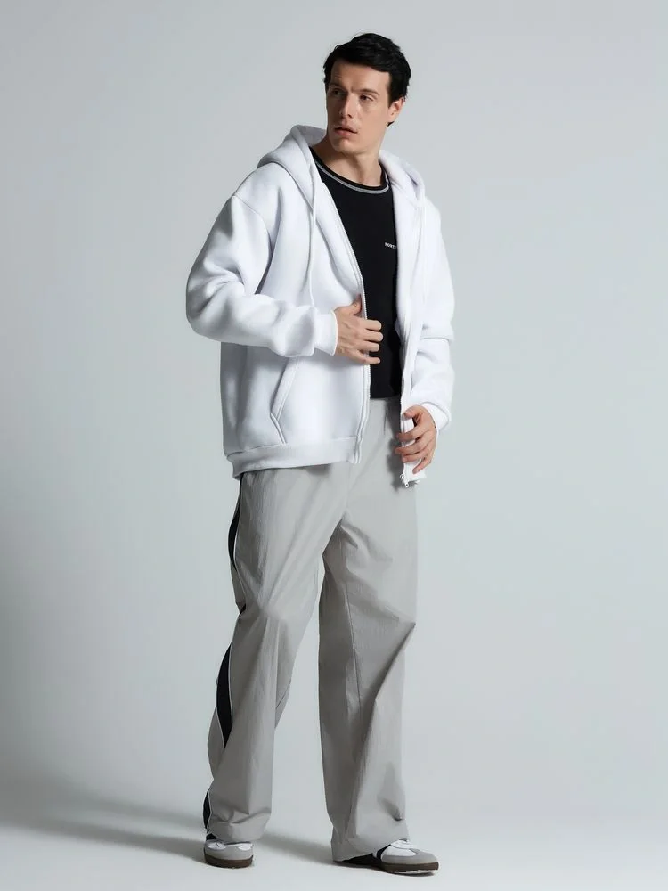 Толстовка на молнии с капюшоном Siverga 2.0, белая - фото 12