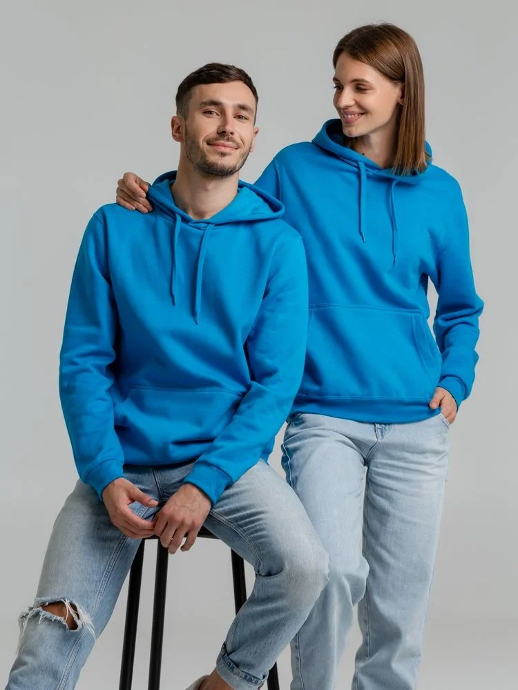 Толстовка с капюшоном Snake II бирюзовая - фото 16