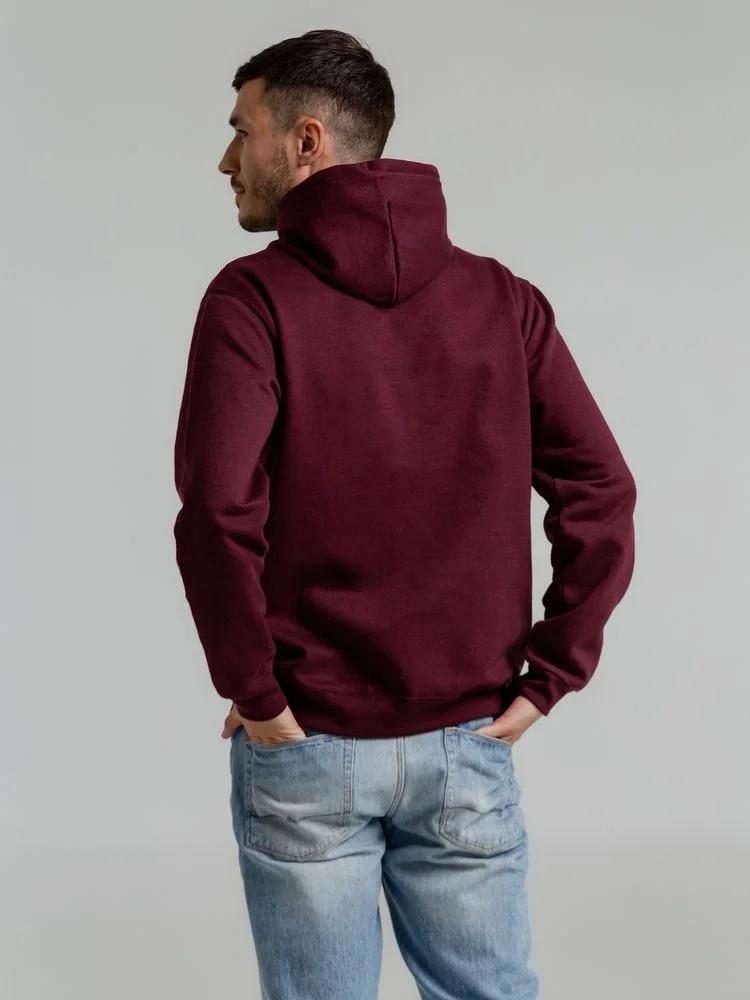 Толстовка с капюшоном Snake II бордовая - фото 15