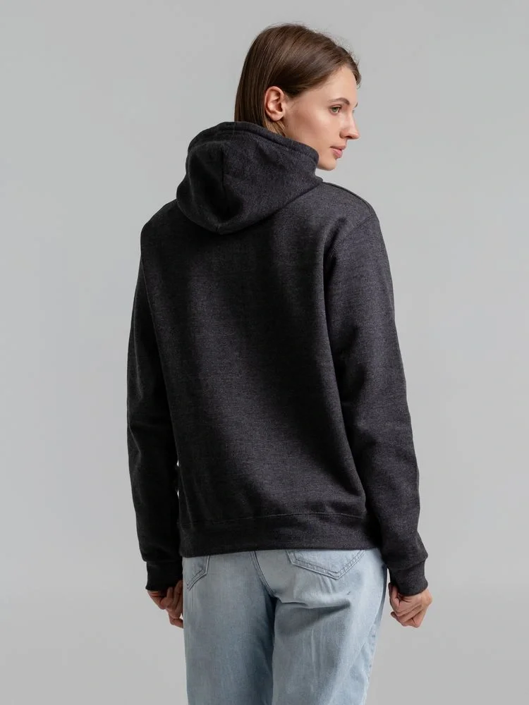 Толстовка с капюшоном Snake II черный меланж - фото 13