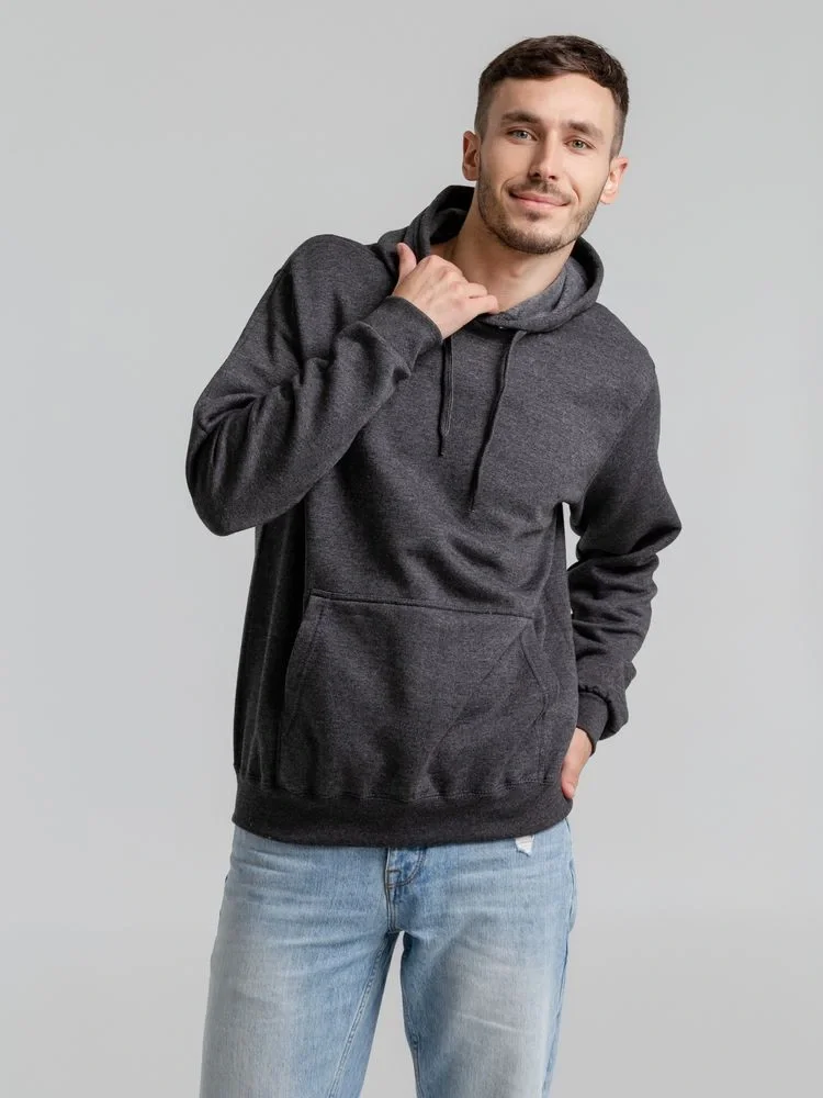 Толстовка с капюшоном Snake II черный меланж - фото 14