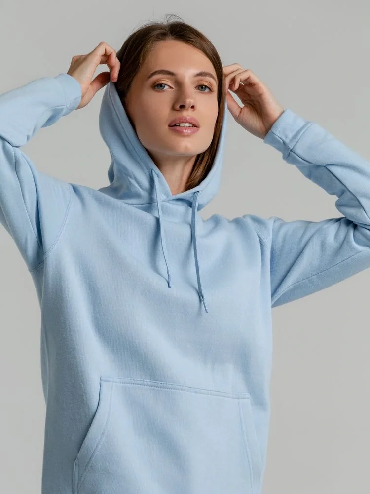 Толстовка с капюшоном Snake II голубая - фото 12