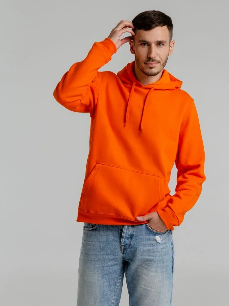 Толстовка с капюшоном Snake II оранжевая - фото 14