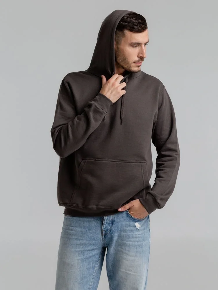 Толстовка с капюшоном Snake II темно-серая - фото 14