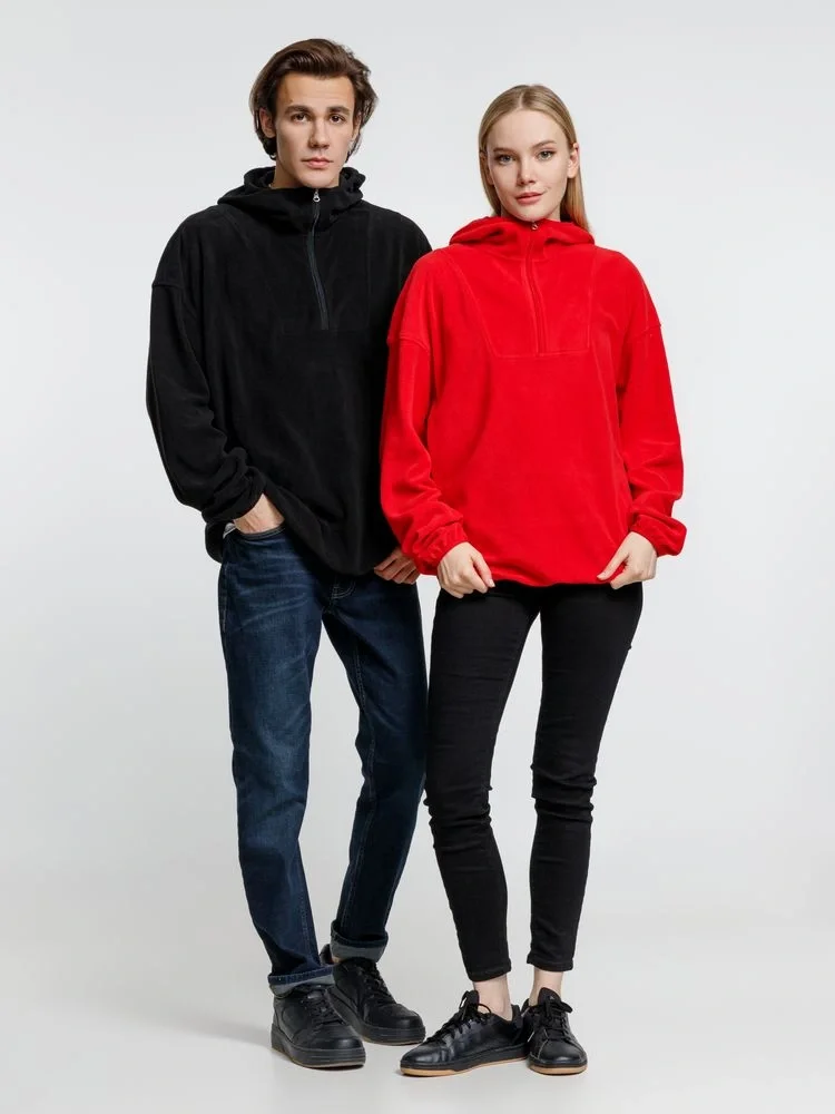 Анорак флисовый унисекс Fliska, красный - фото 11