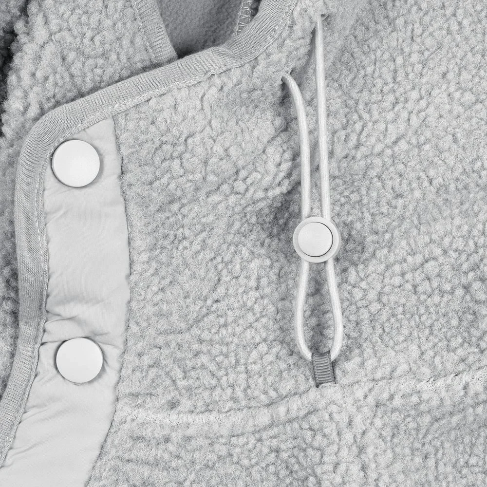 Анорак унисекс Oblako, светло-серый - фото 6