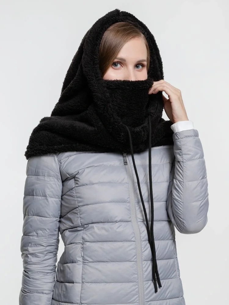 Балаклава-капюшон Flocky, черная - фото 9