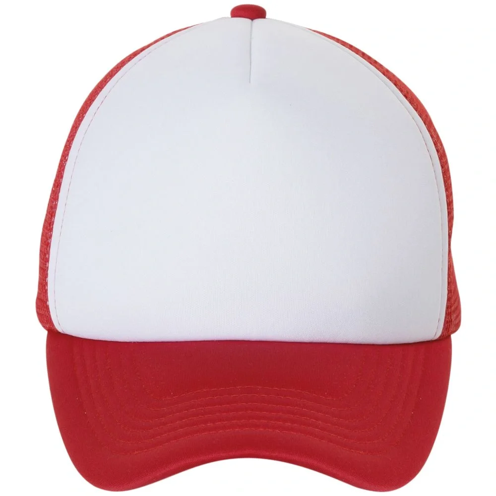 Бейсболка Bubble, красная с белым - фото 3