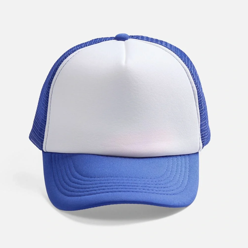 Бейсболка Bubble, синяя с белым - фото 6