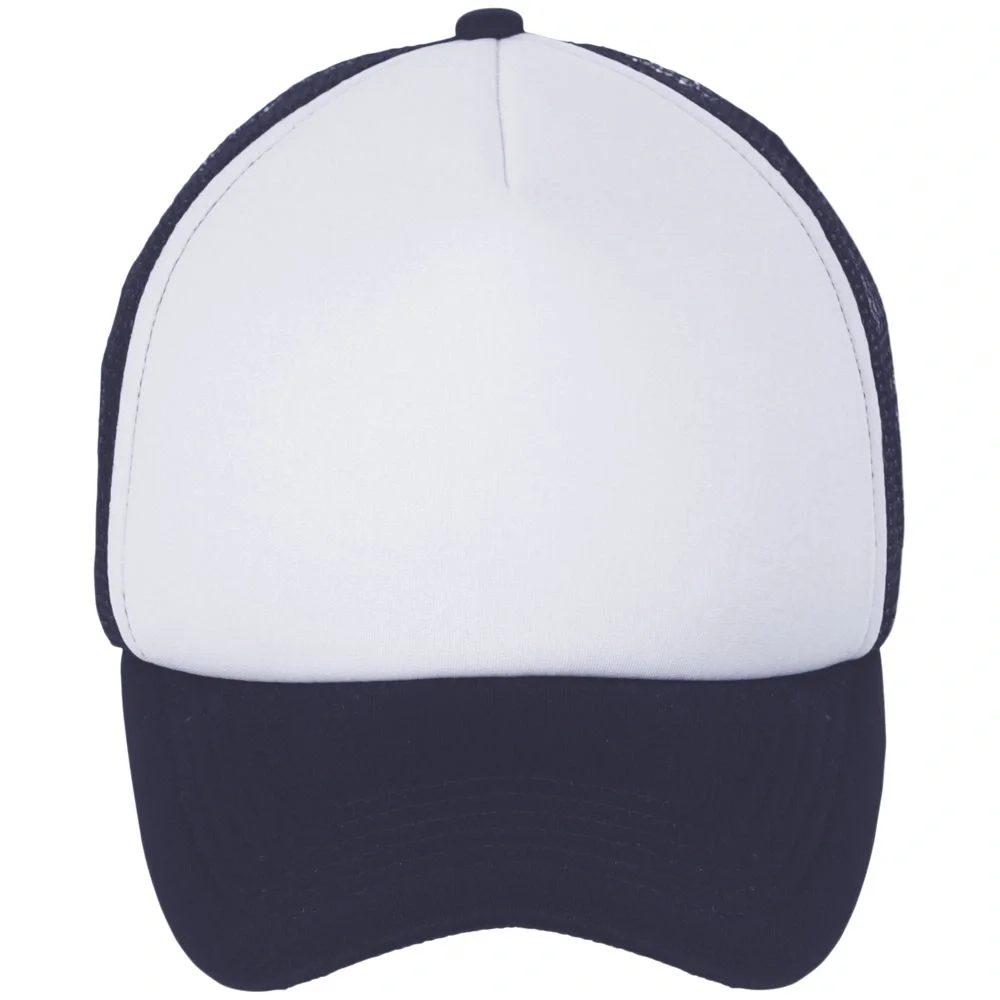 Бейсболка Bubble, темно-синяя с белым - фото 3