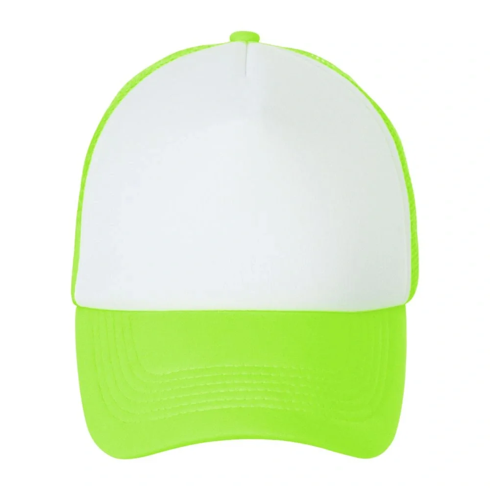 Бейсболка Bubble, зеленый неон с белым - фото 3