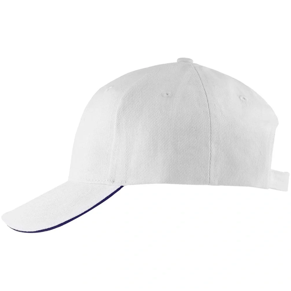 Бейсболка Buffalo, белая с темно-синим - фото 2