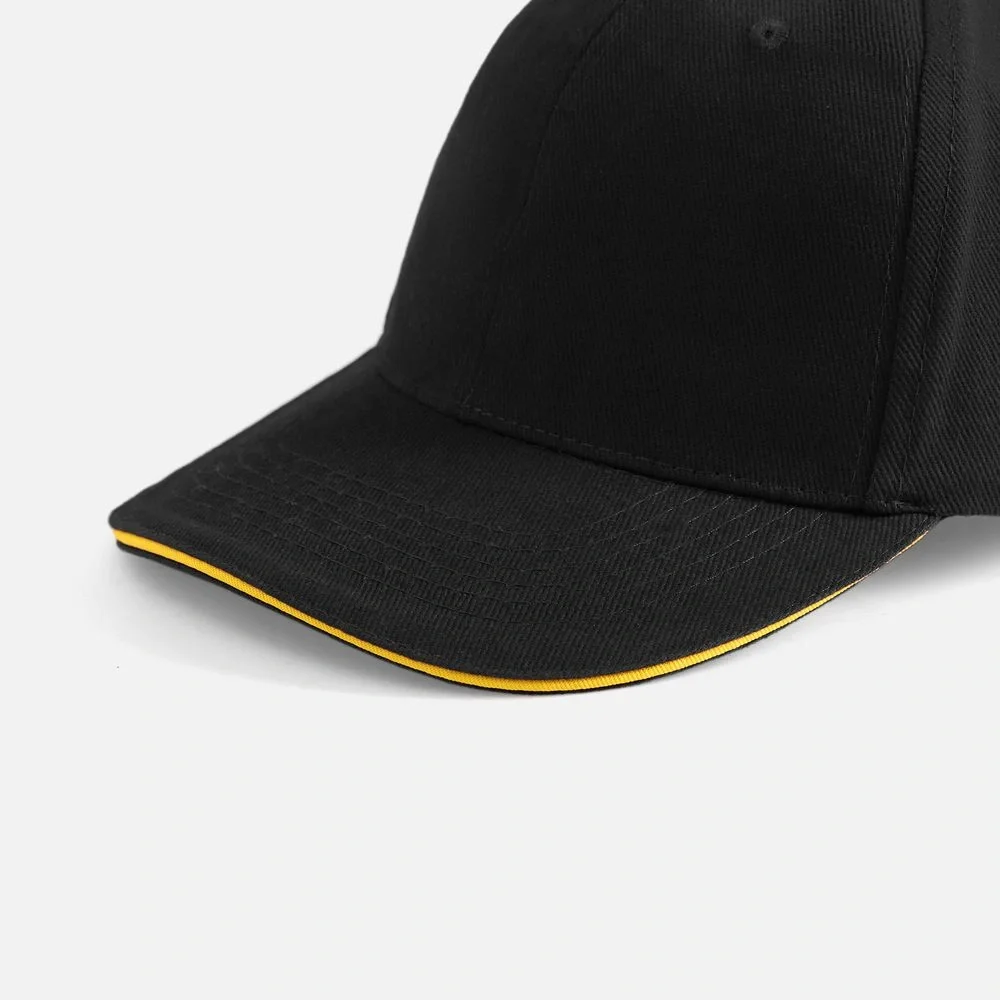 Бейсболка Buffalo, черная с желтым - фото 8