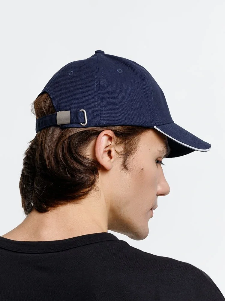 Бейсболка Buffalo, темно-синяя с белым - фото 17