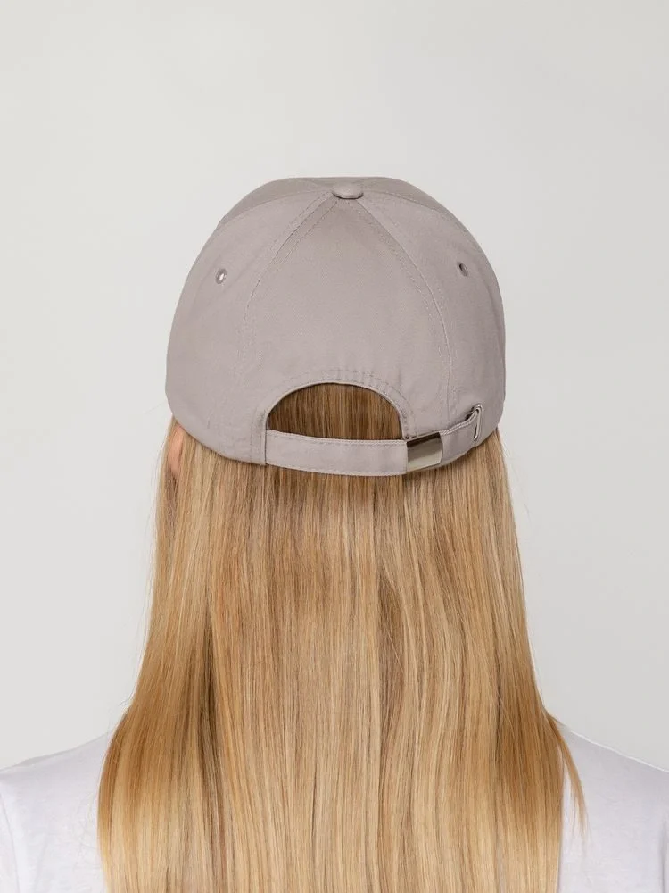 Бейсболка Canopy, серая с черным кантом - фото 11