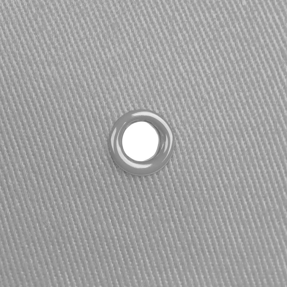 Бейсболка Canopy, серая с черным кантом - фото 4