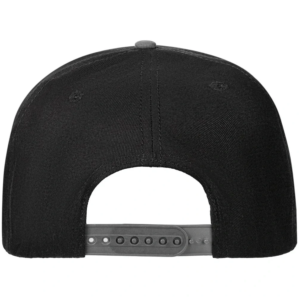 Бейсболка Foreside с прямым козырьком, черная с серым - фото 4