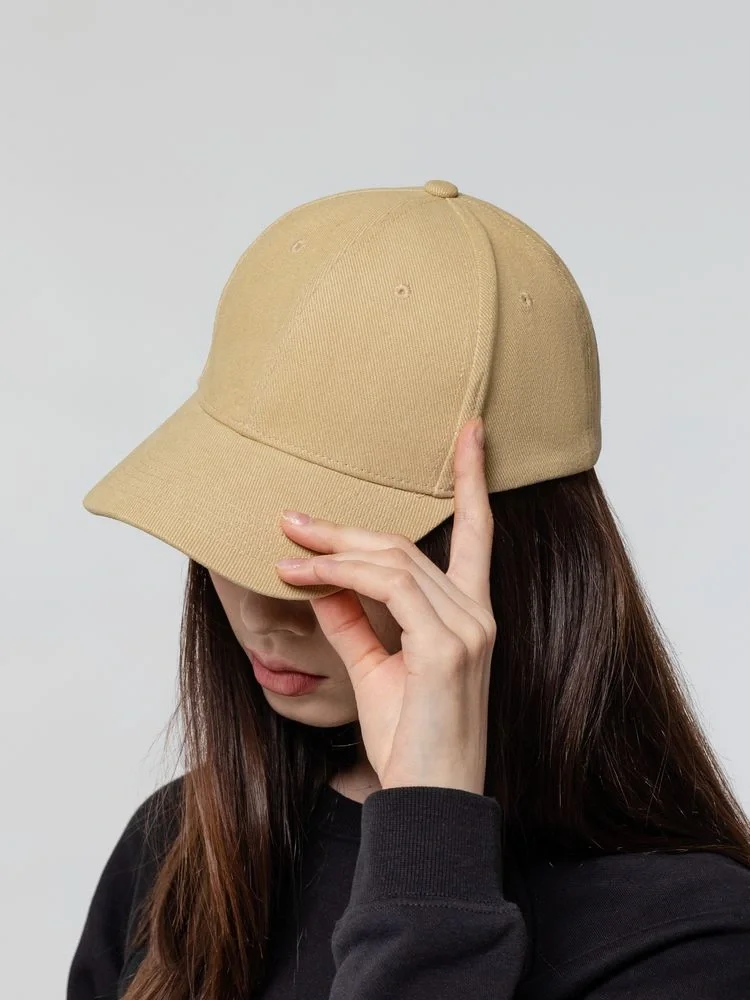 Бейсболка Hillside, бежевая - фото 6