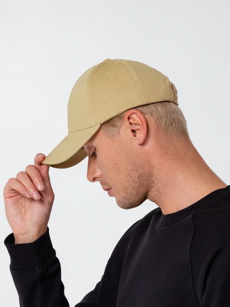 Бейсболка Hillside, бежевая - фото 9