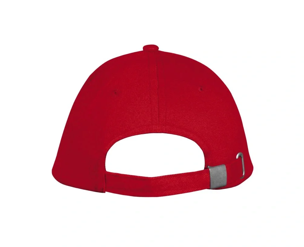 Бейсболка Long Beach, красная с белым - фото 4