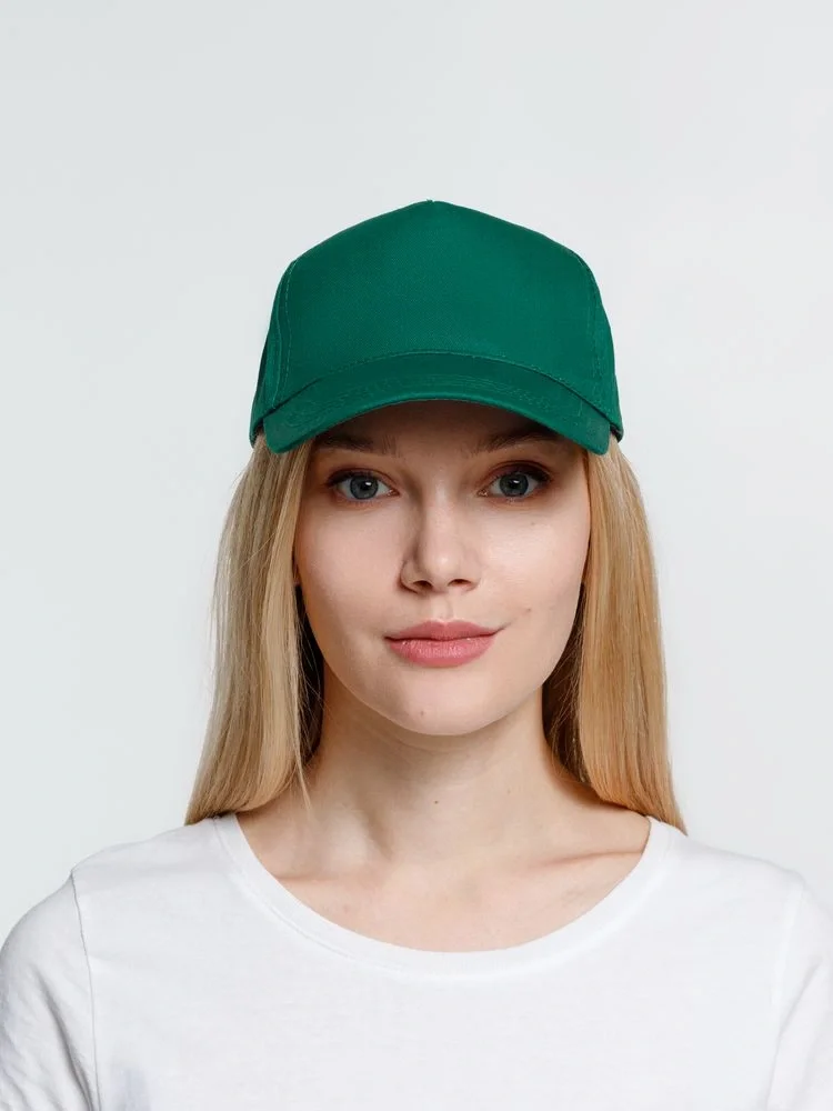 Бейсболка Promo, темно-зеленая - фото 5