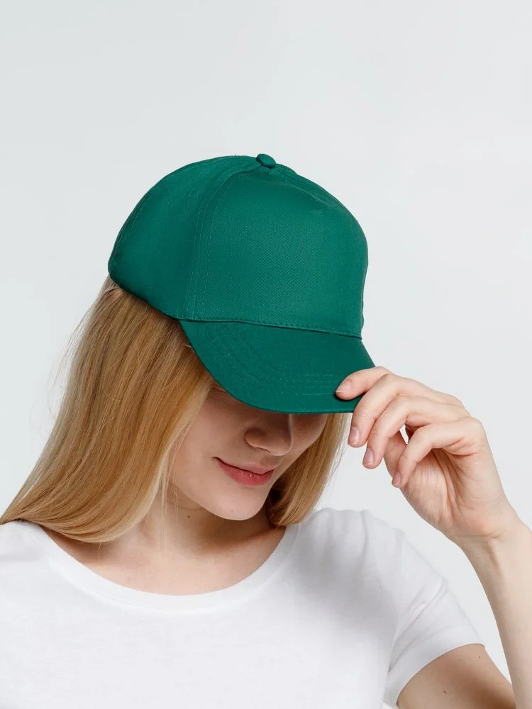 Бейсболка Promo, темно-зеленая - фото 6