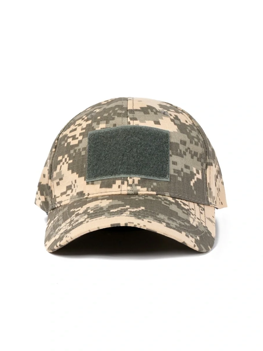 Бейсболка , Рипстоп, цвет Серый Пиксель - фото 2