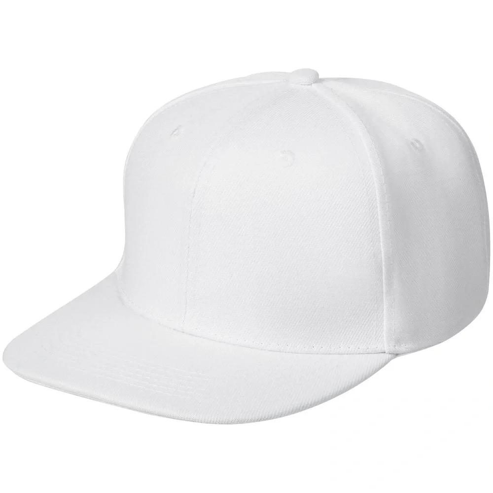 Бейсболка Snapback с прямым козырьком, белая - фото 1