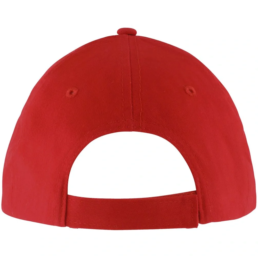 Бейсболка Solar, красная с белым - фото 4