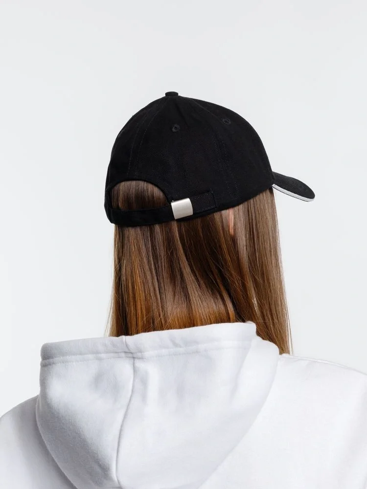 Бейсболка Spiker, черная с белым - фото 11