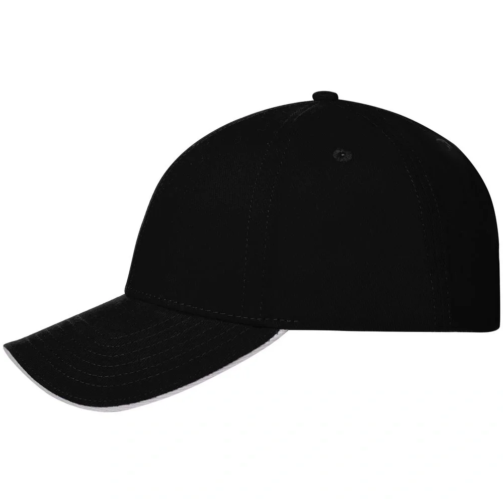 Бейсболка Spiker, черная с белым - фото 2