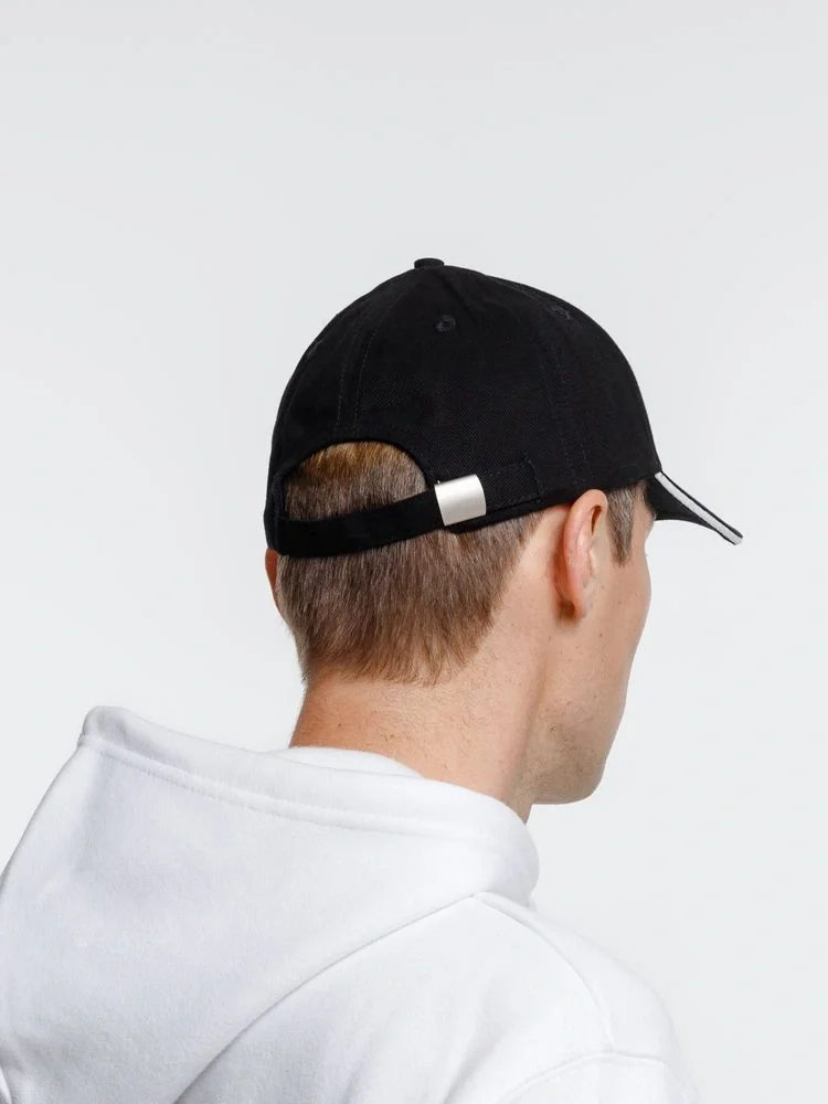 Бейсболка Spiker, черная с белым - фото 8