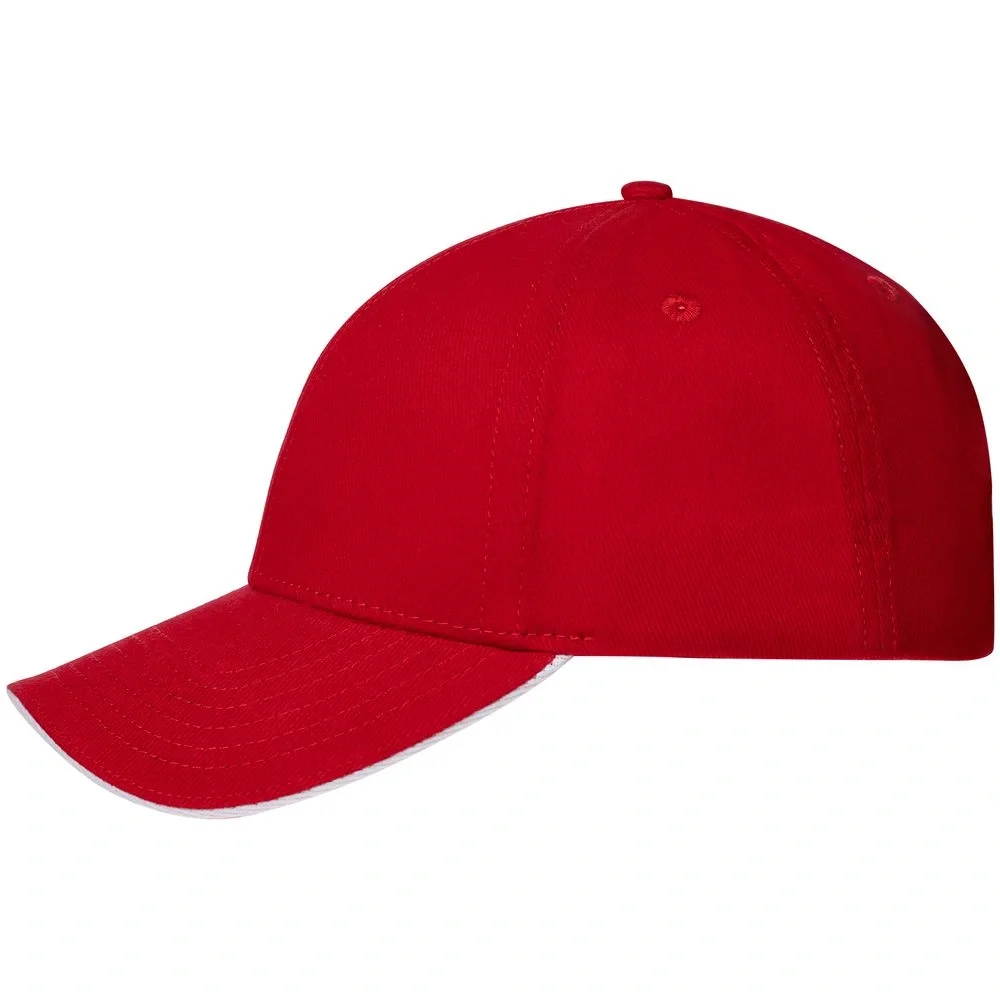 Бейсболка Spiker, красная с белым - фото 2